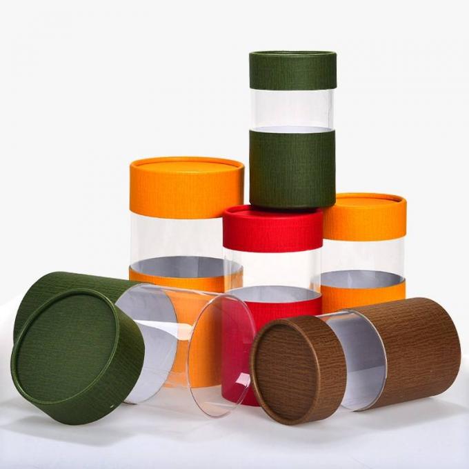 Κουτί από χαρτόνι φουσκαλών με το σαφές παράθυρο, καυτά κιβώτια δώρων παραθύρων σφράγισης ODM 4