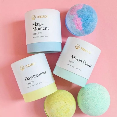 Προσαρμοσμένο σχέδιο Cardboard Bath Bombs Tube Skin Care Eco Tube Συσκευασία για βάλσαμο μπάνιου