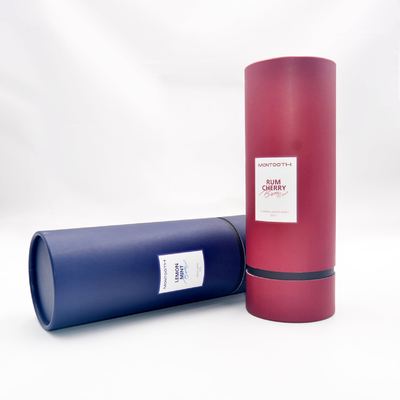 Εκτύπωση Perfume Round Tube Box , Recyclable Cylinder Paper Tube for Cosmetics