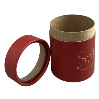 Εκτύπωση Food Grade Cardboard Tube για συσκευασία σε κύλινδρο τσαγιού σοκολάτας