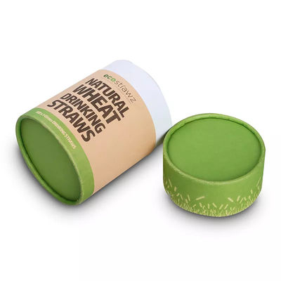 Συσκευασία OEM από χαρτί Kraft Food Tube Φιλικό προς το περιβάλλον Κουτί από χαρτόνι τσαγιού CMYK