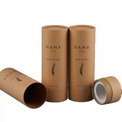 Συσκευασία σωληναρίου λοσιόν σώματος 120 ml, στρογγυλό δοχείο από ανακυκλωμένο χαρτί για περιποίηση δέρματος