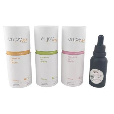 Χάρτινη συσκευασία σωλήνων για 30 ml φιάλη αιθέριου ελαίου Χάρτινο δοχείο για καλλυντικά