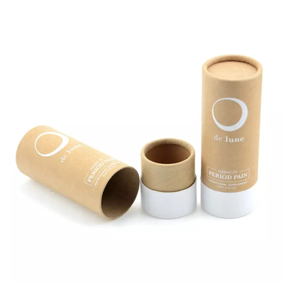 30ml Αιθέριο έλαιο Kraft Paper Tube Συσκευασία Προσαρμοσμένο λογότυπο Κουτί συσκευασίας καλλυντικών