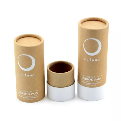 30ml Αιθέριο έλαιο Kraft Paper Tube Συσκευασία Προσαρμοσμένο λογότυπο Κουτί συσκευασίας καλλυντικών