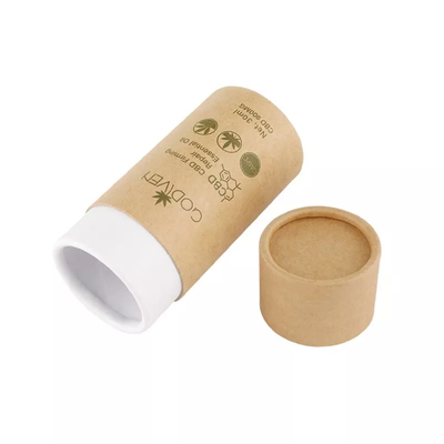 Προσαρμοσμένο CBD Essential Oil Craft Paper Tube Packaging Συσκευασία καλλυντικών στρογγυλού χάρτινου σωλήνα