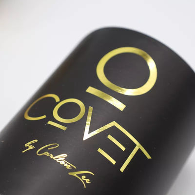 Συνήθειας χρυσή σφράγισης συσκευασία σωλήνων εγγράφου λογότυπων καλλυντική για το κερί αρώματος