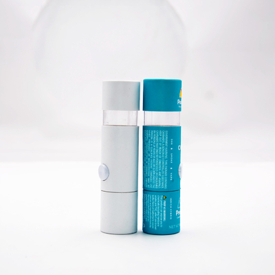 Προσαρμοσμένο Vape Child Resistant Paper Packaging Μικρός στρογγυλός χάρτινος σωλήνας με διαφανές παράθυρο