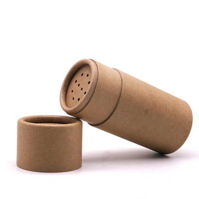 Χαρτί Kraft Cardboard for Food Στρογγυλό σωληνάριο με Paper Sifter Salt Seasoning Shake