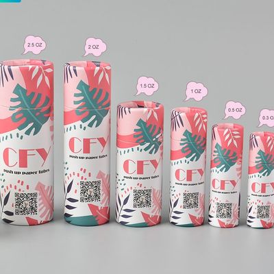 Βιοδιασπάσιμοι σωλήνες χαρτονιού Plasticfree, κιβώτιο δώρων σωλήνων χαρτονιού 21mm