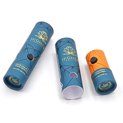 Προσαρμοσμένη συσκευασία Vape Cartridge Cardboard Tube με κλειδαριά για παιδιά