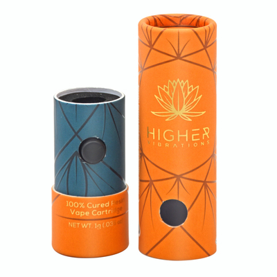 Προσαρμοσμένη συσκευασία Vape Cartridge Cardboard Tube με κλειδαριά για παιδιά