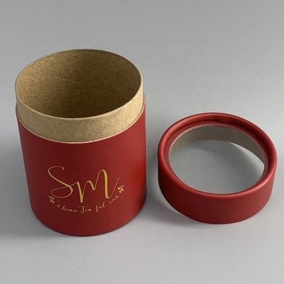 Εκτύπωση Food Grade Cardboard Tube για συσκευασία σε κύλινδρο τσαγιού σοκολάτας